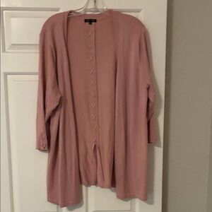 Women's Pink Cardigan Sweater